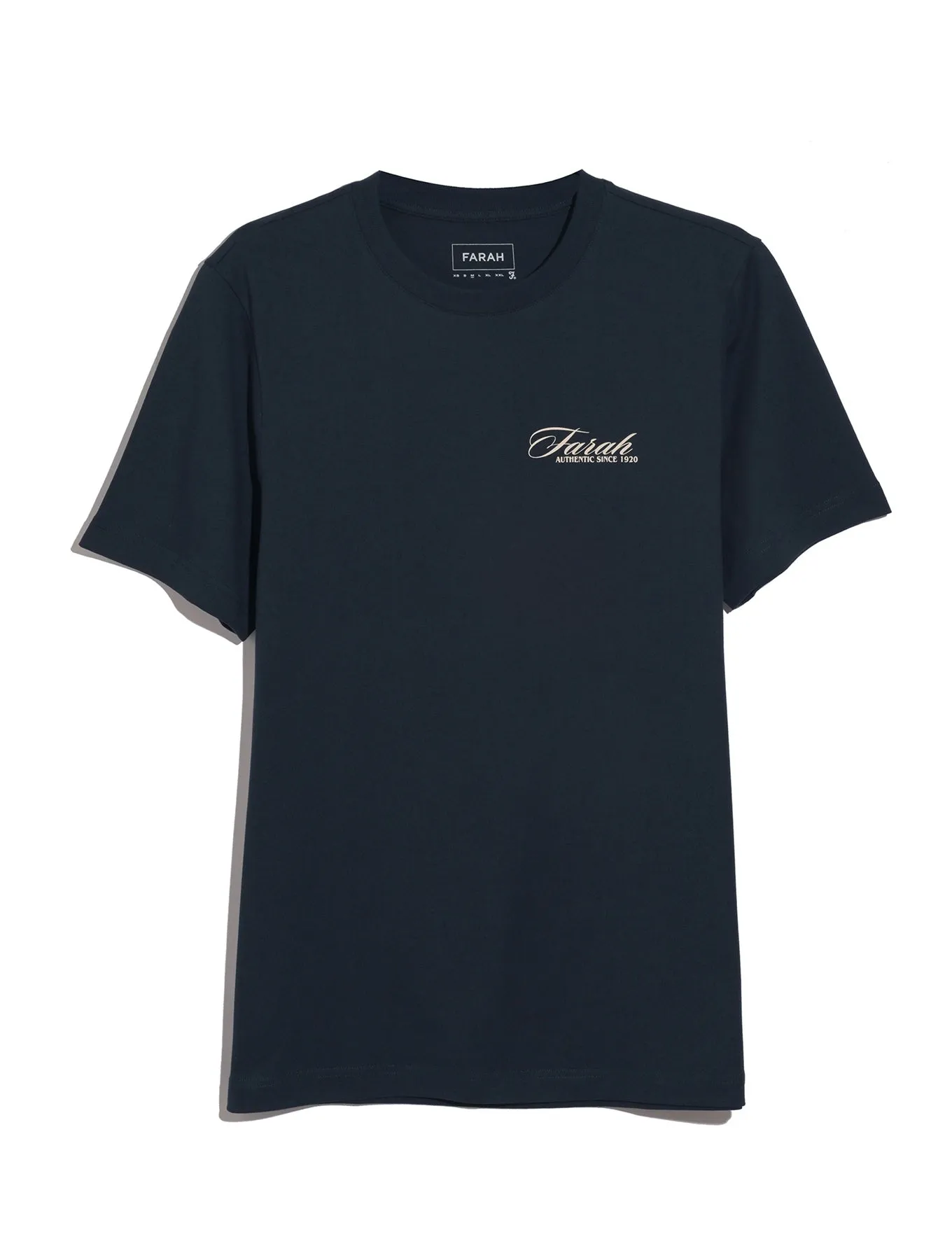 Byron Graphic T-Shirt In True Navy sold by Farah product image thumbnail 5
