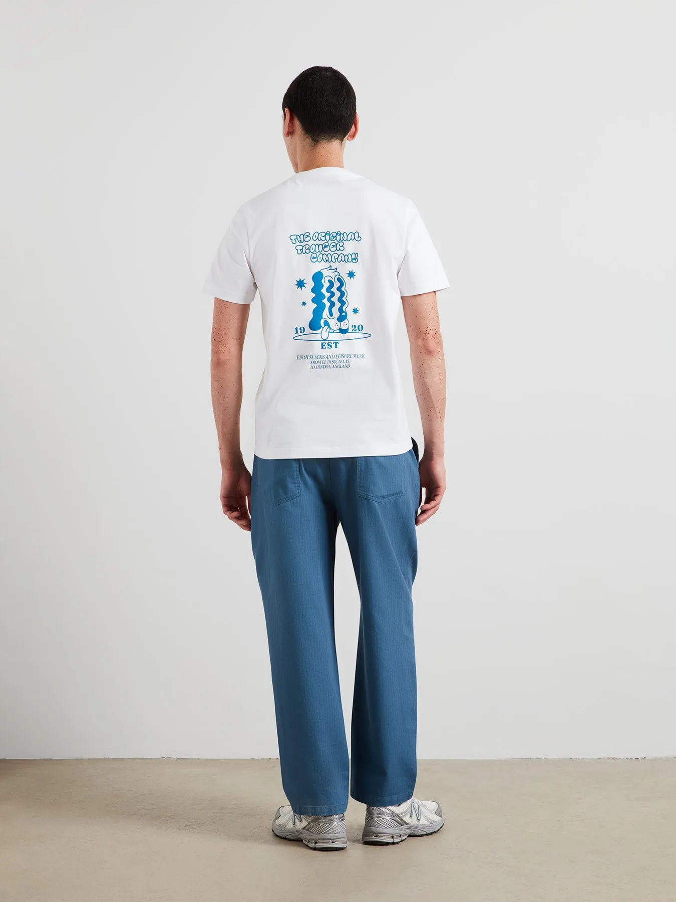 Tristan Graphic T-Shirt In White sold by Farah product image thumbnail 3