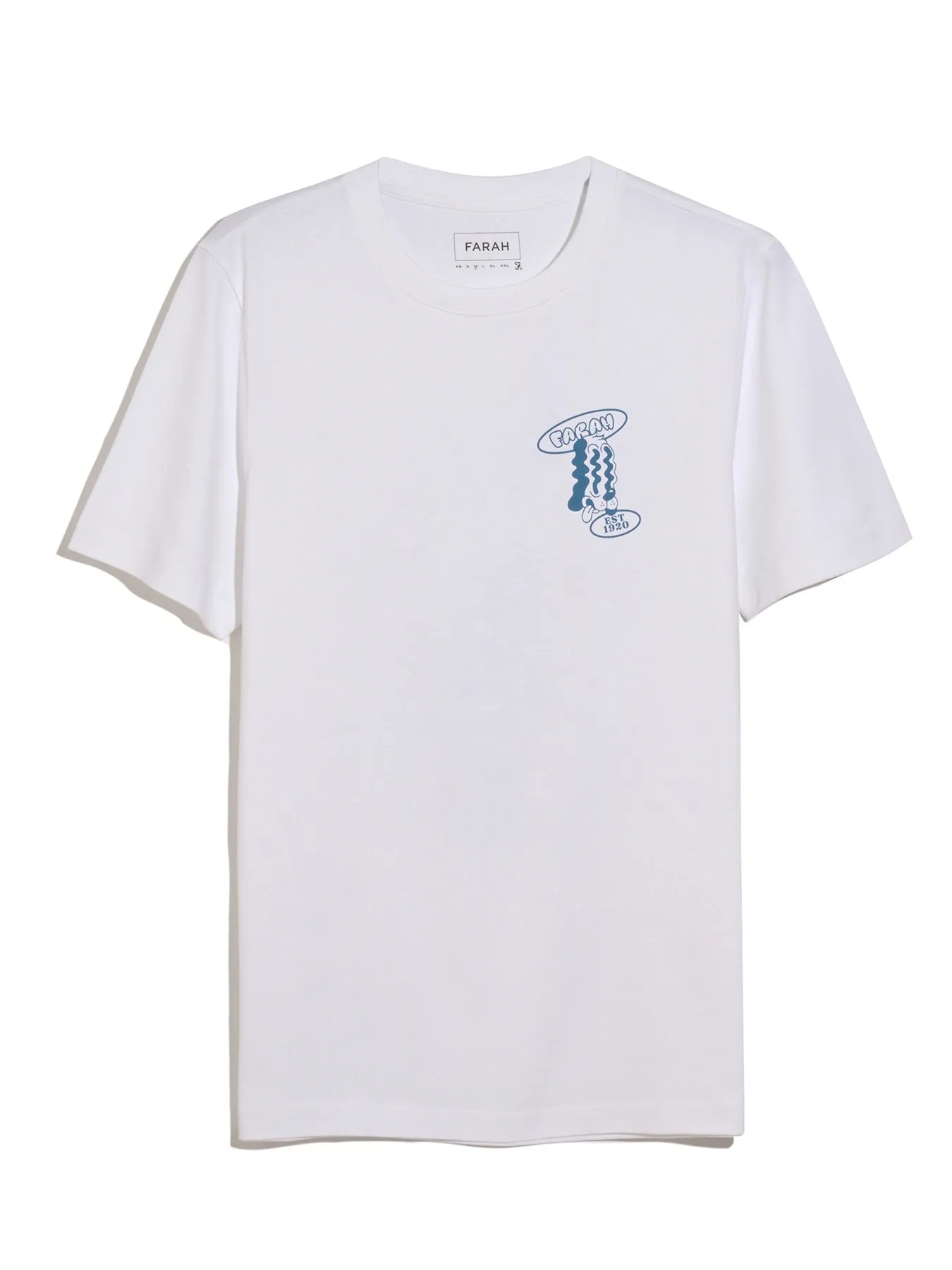 Tristan Graphic T-Shirt In White sold by Farah product image thumbnail 5