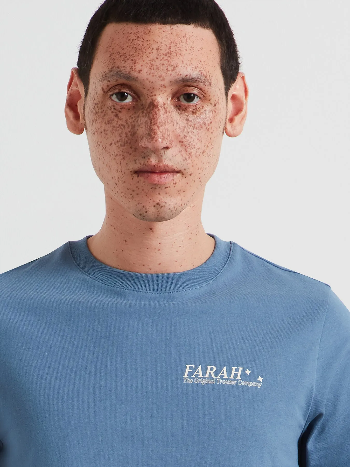 Morween Graphic T-Shirt In Blue Tide sold by Farah product image thumbnail 4