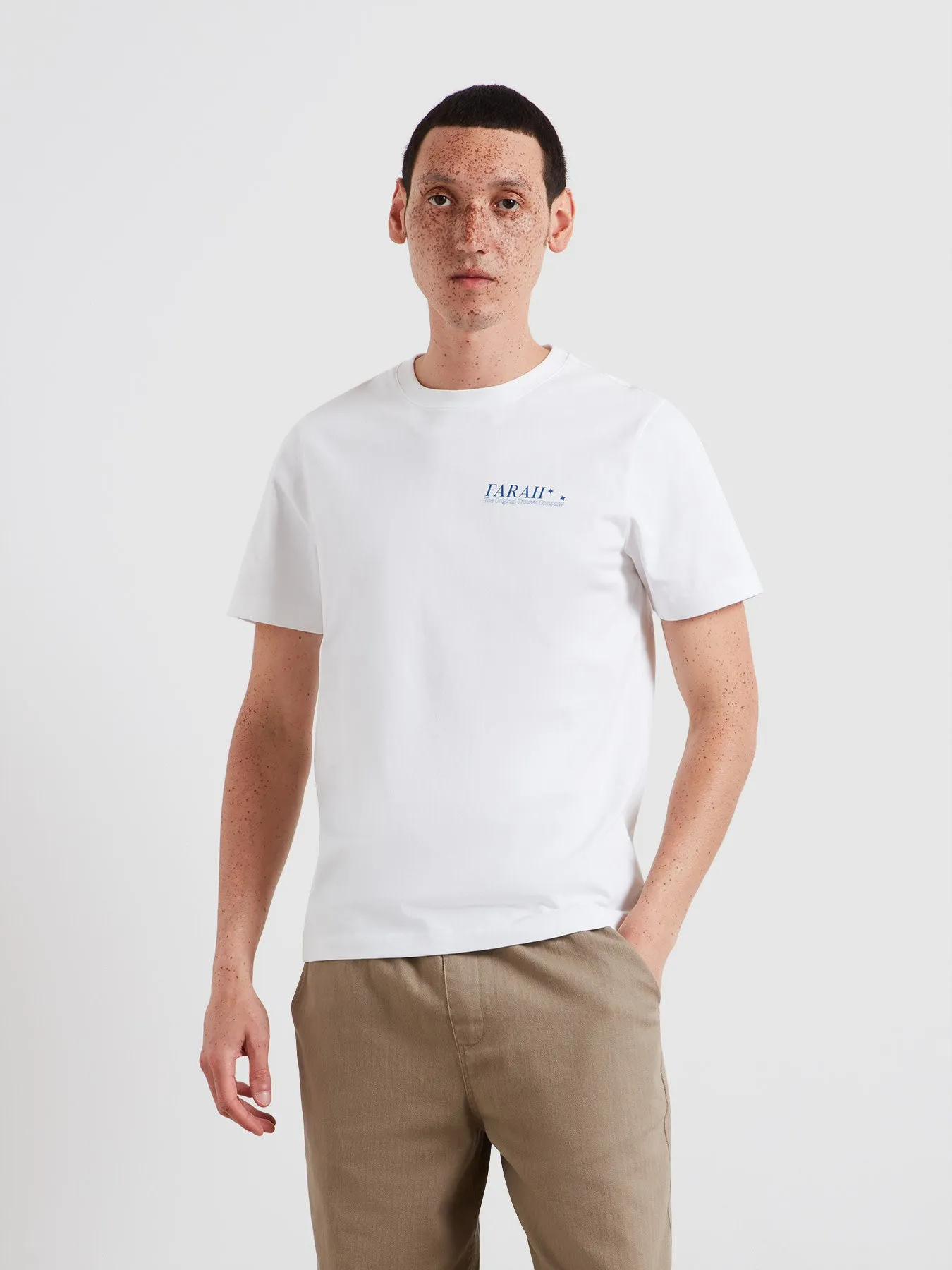 Morween Graphic T-Shirt In White sold by Farah product image thumbnail 2