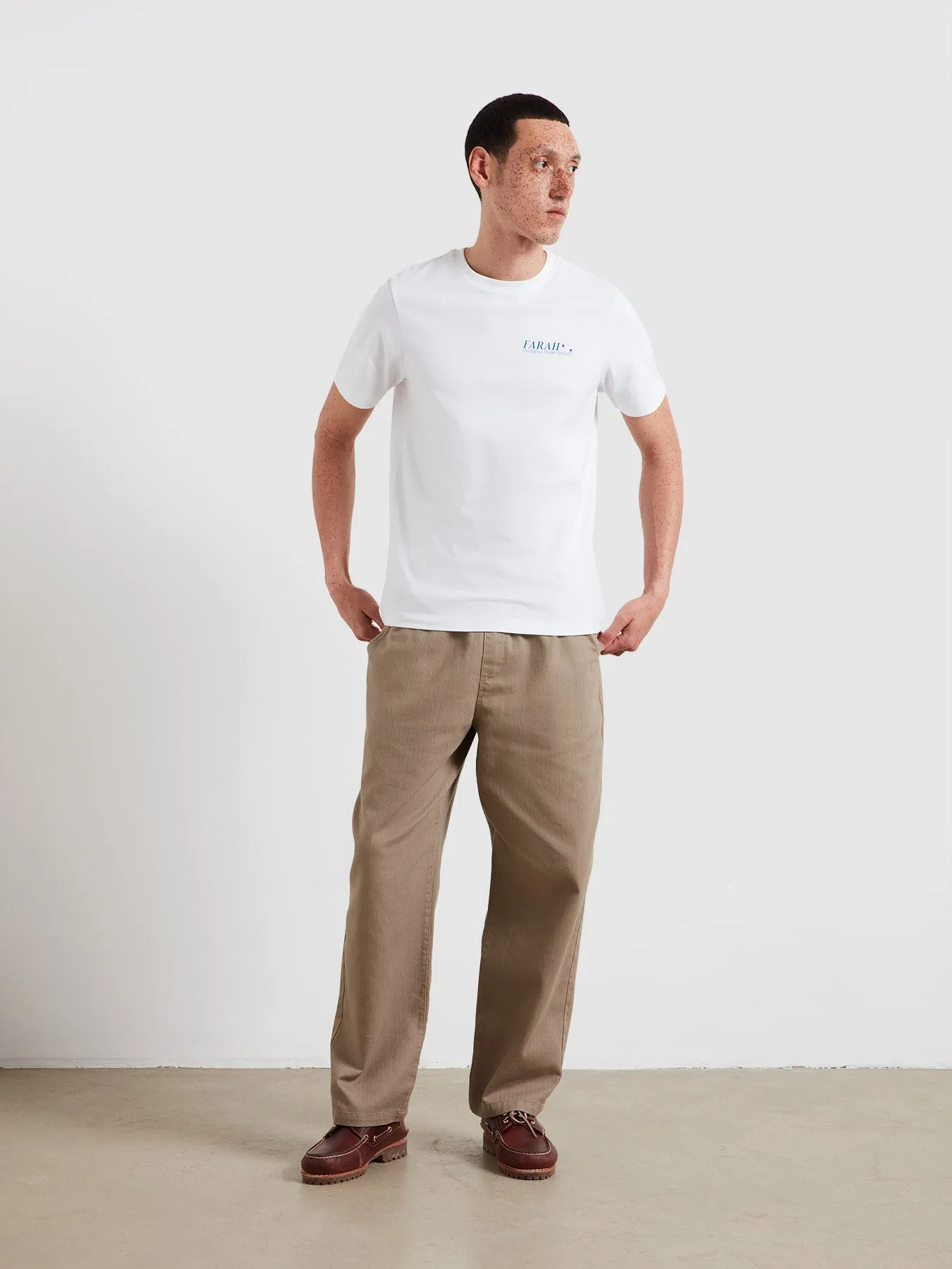 Morween Graphic T-Shirt In White sold by Farah product image thumbnail 4