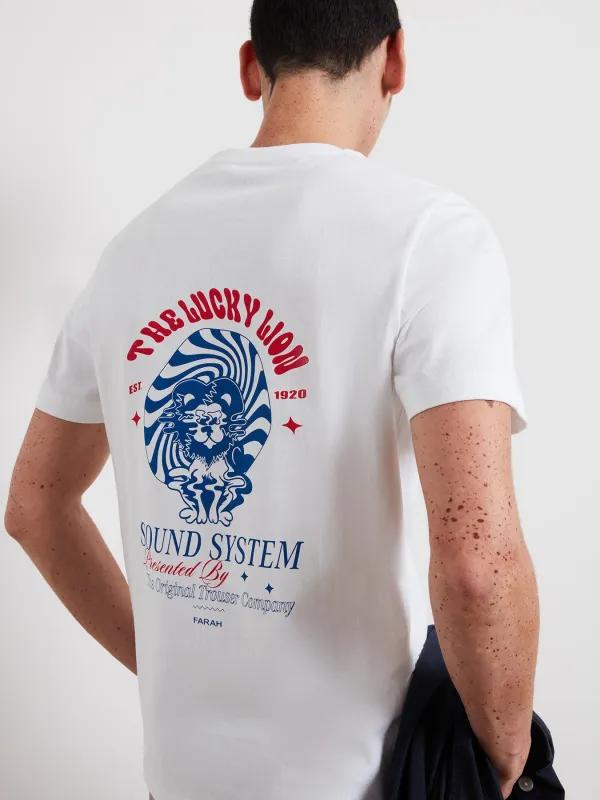 Morween Graphic T-Shirt In White made by Farah