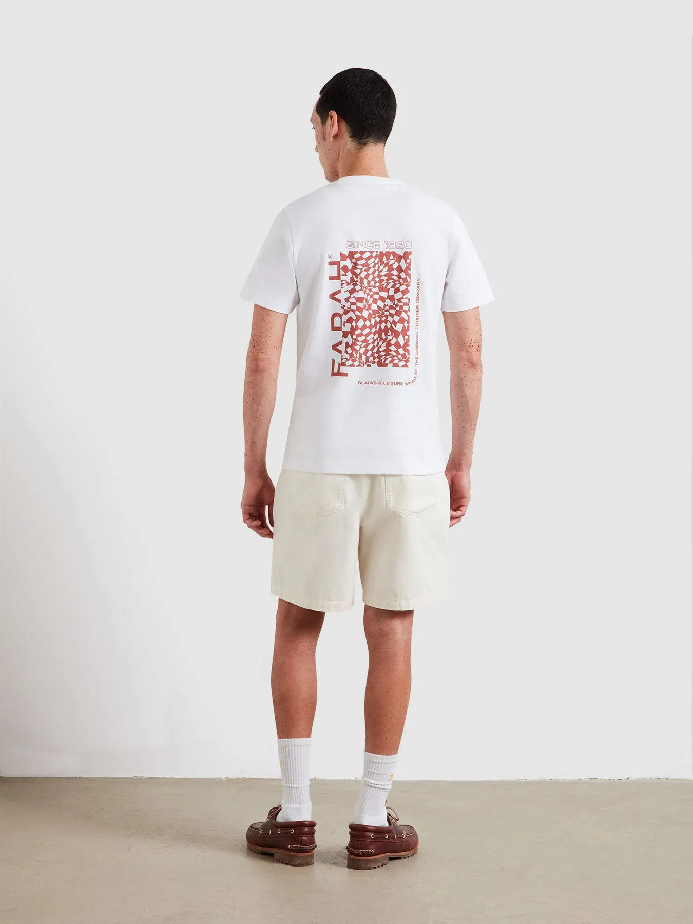 Dante Graphic T-Shirt In White sold by Farah product image thumbnail 3