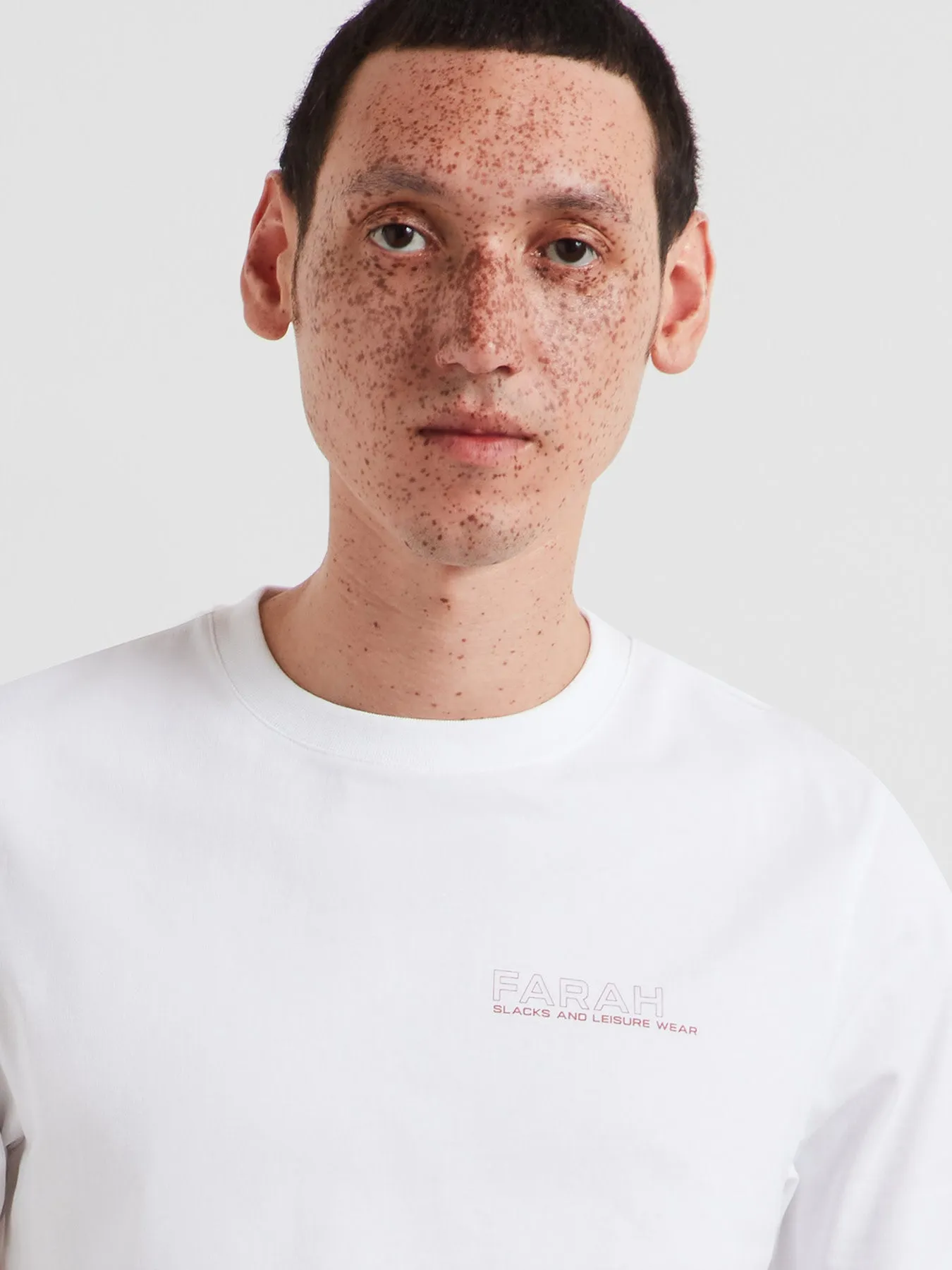 Dante Graphic T-Shirt In White sold by Farah product image thumbnail 4