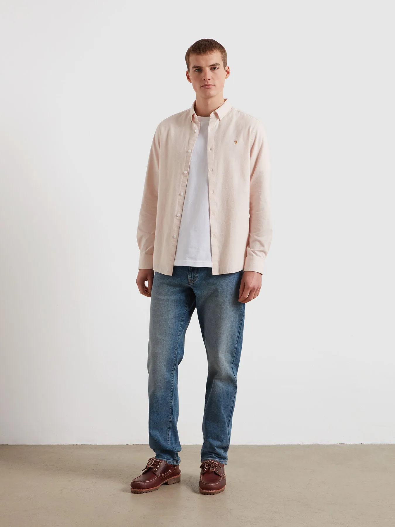 Steen Casual Fit Shirt In Floral Pink Marl sold by Farah product image thumbnail 2