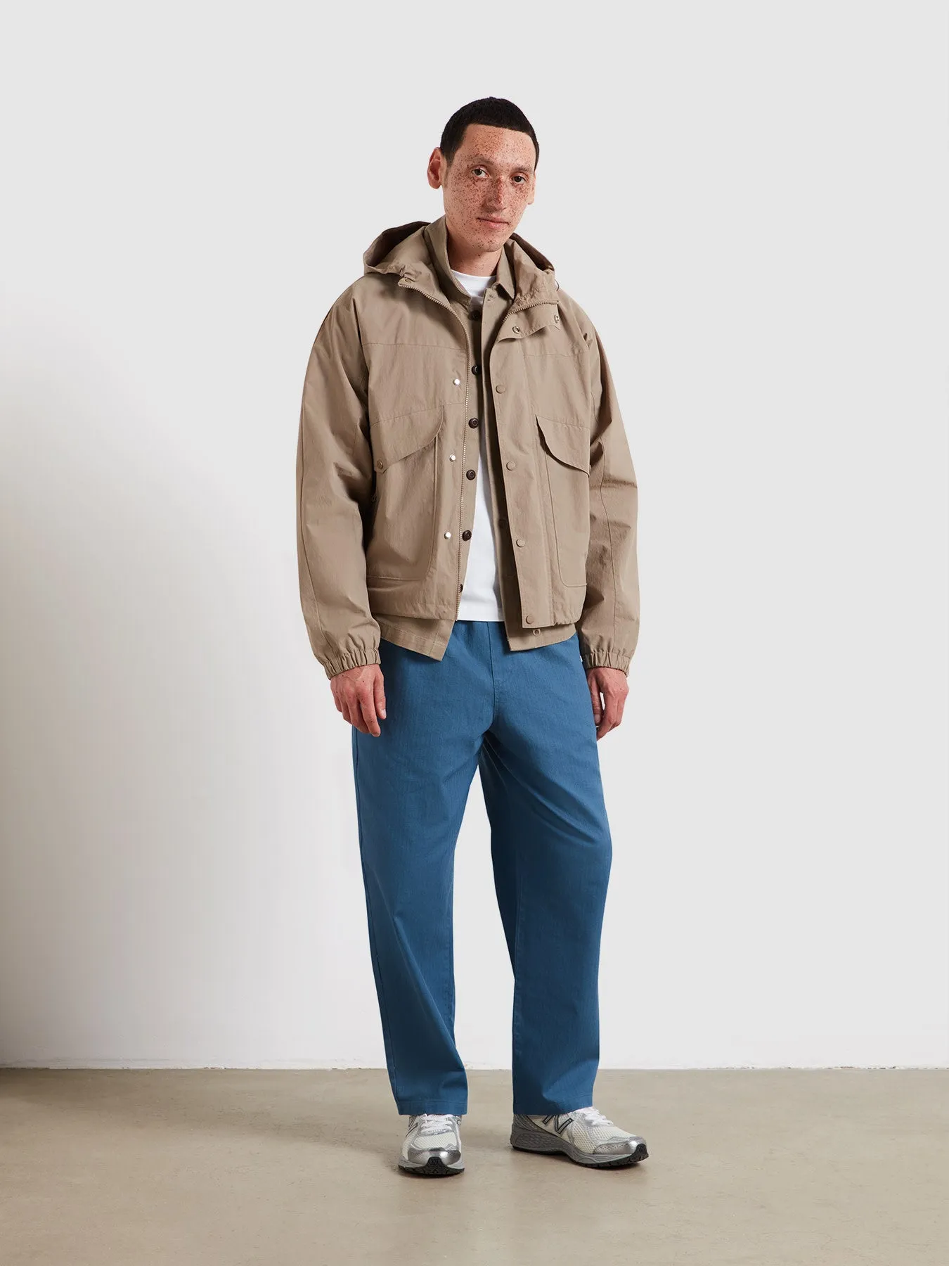 Shenley Hooded Jacket In Ashen Taupe sold by Farah product image thumbnail 3