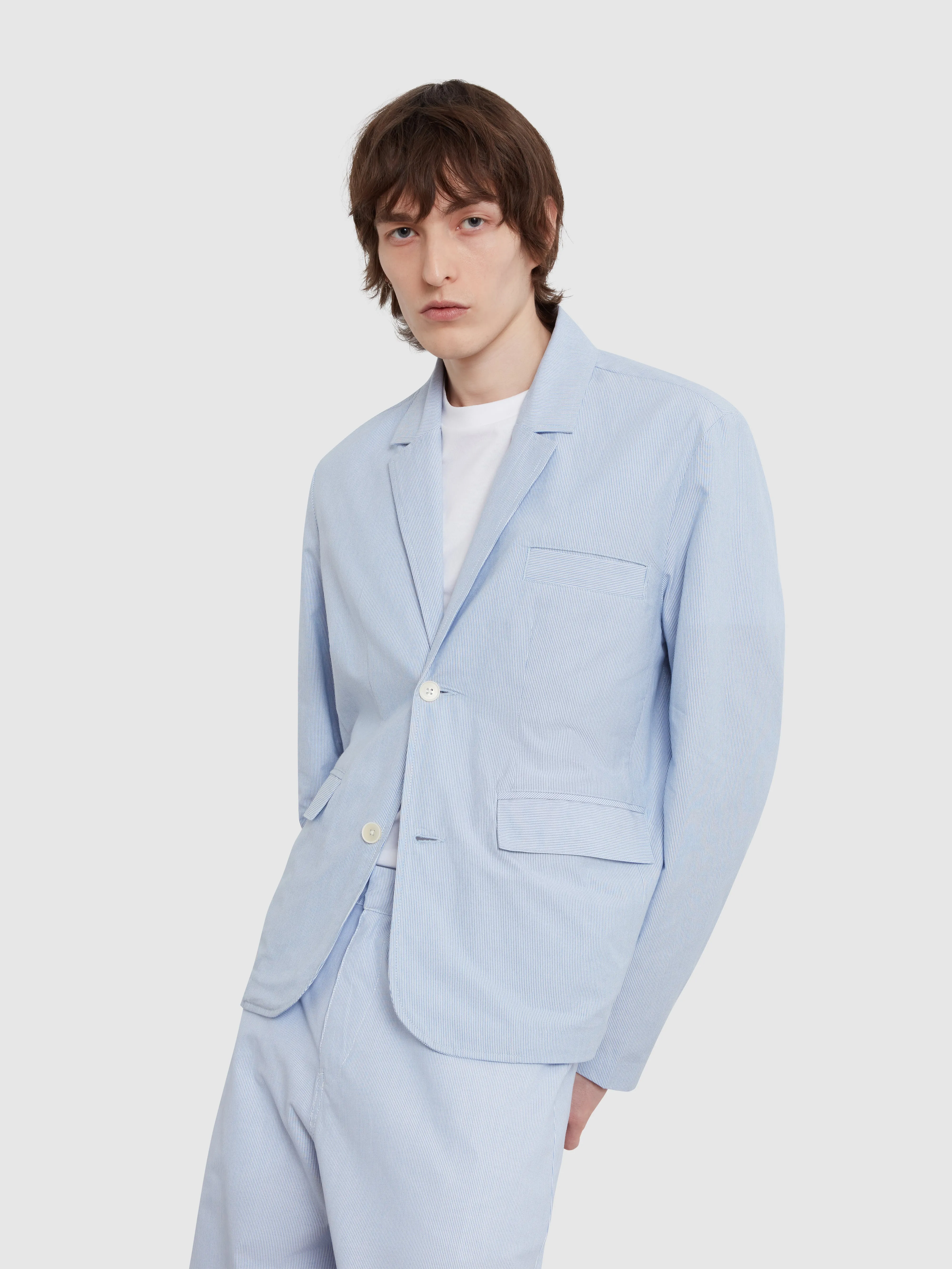 Biggs Archive Blazer In Sky Blue sold by Farah product image thumbnail 4