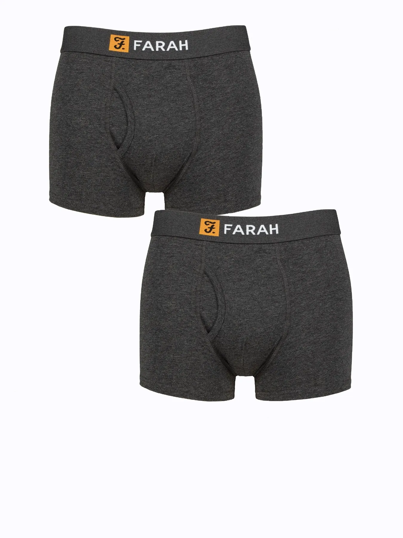 2 Pack Keyhole Trunks In Charcoal sold by Farah