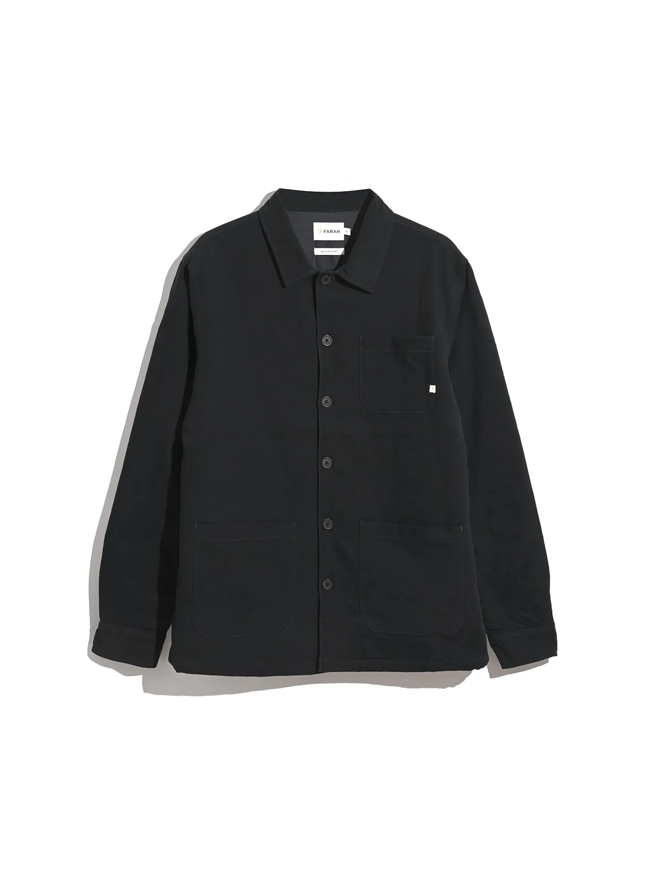 Ferncroft Wadded Overshirt In True Navy sold by Farah product image thumbnail 5