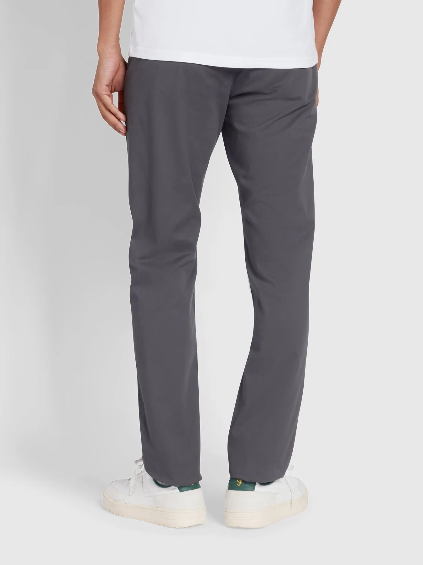 Elm Regular Slim Fit Chinos In Farah Grey sold by Farah product image thumbnail 4