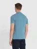 Blanes Organic Cotton Polo Shirt In Para Blue sold by Farah