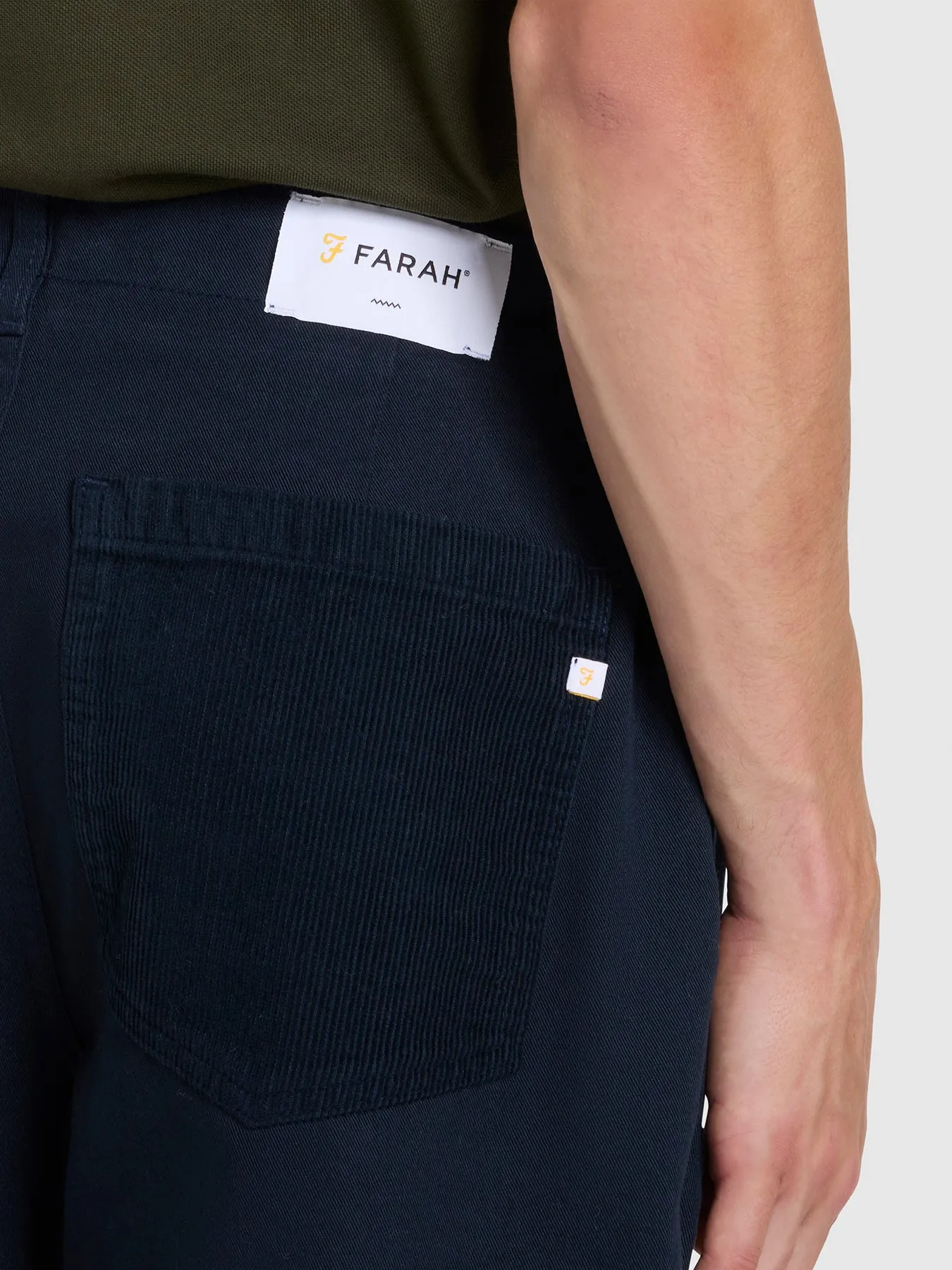 Greenport Twill Cotton Trouser In True Navy sold by Farah product image thumbnail 4
