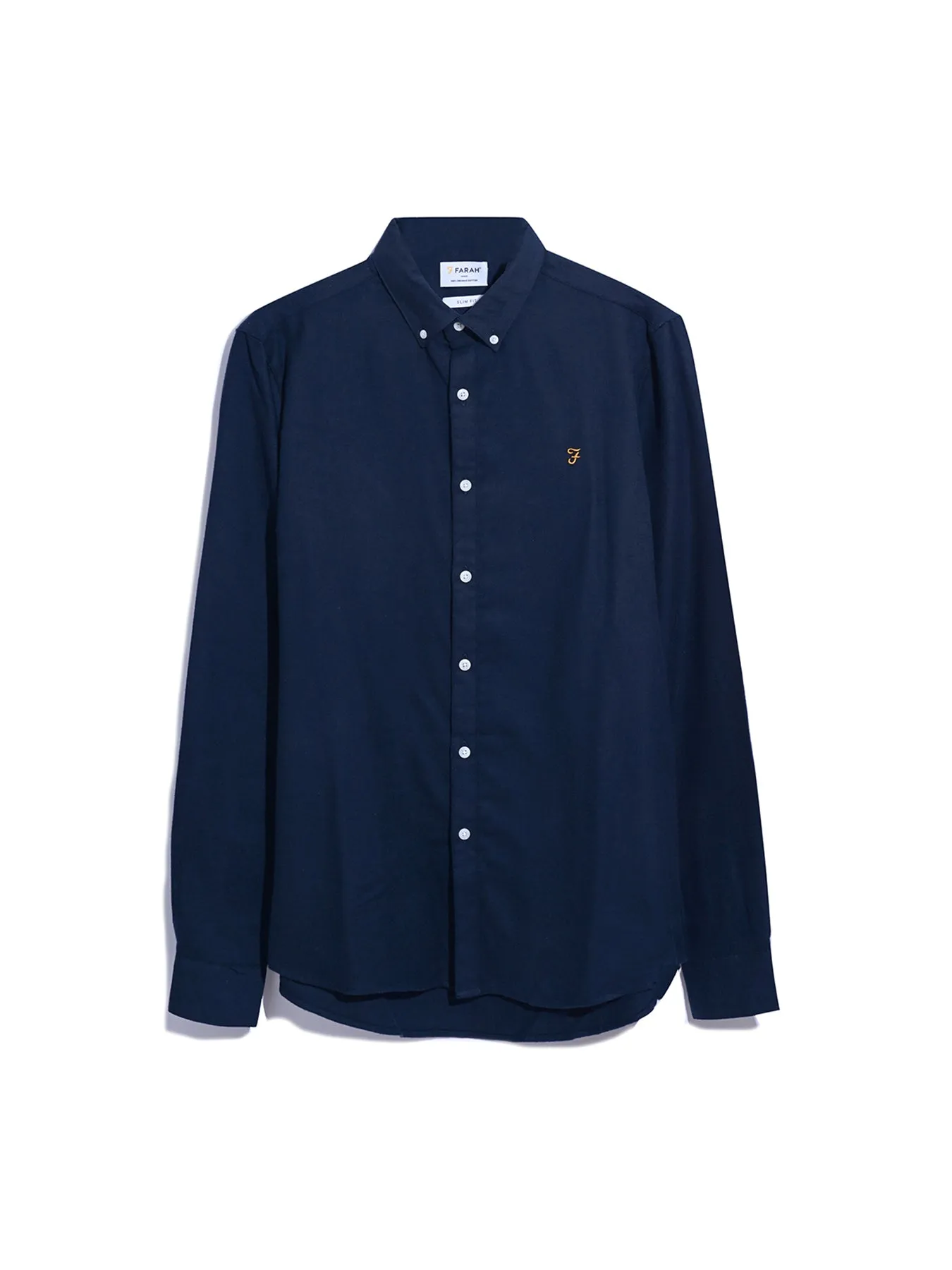 Alban Slim Fit Shirt In True Navy sold by Farah product image thumbnail 5