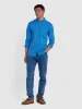 Carlson Shirt In Steel Blue sold by Farah