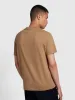 Danny Regular Fit T-Shirt In Beige sold by Farah