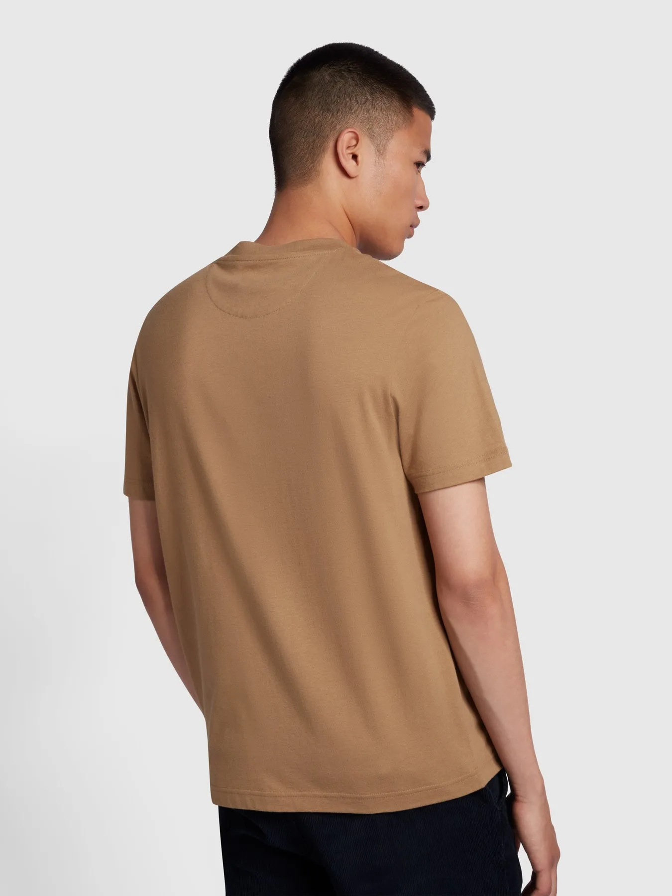 Danny Regular Fit T-Shirt In Beige sold by Farah product image thumbnail 3