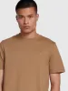 Danny Regular Fit T-Shirt In Beige sold by Farah