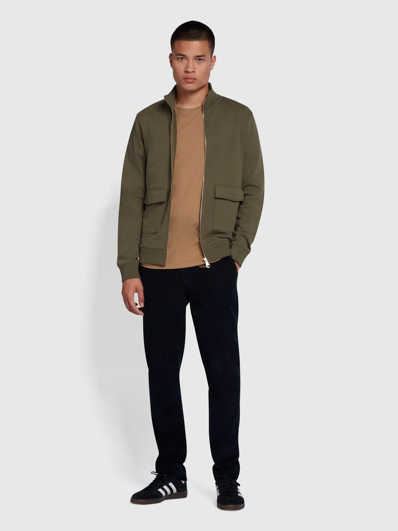 Danny Regular Fit T-Shirt In Beige sold by Farah product image thumbnail 2