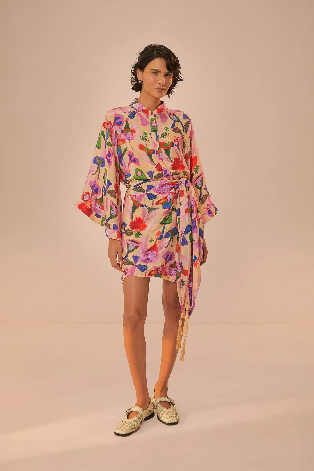 Sand Fairies Mini Dress sold by FARM Rio