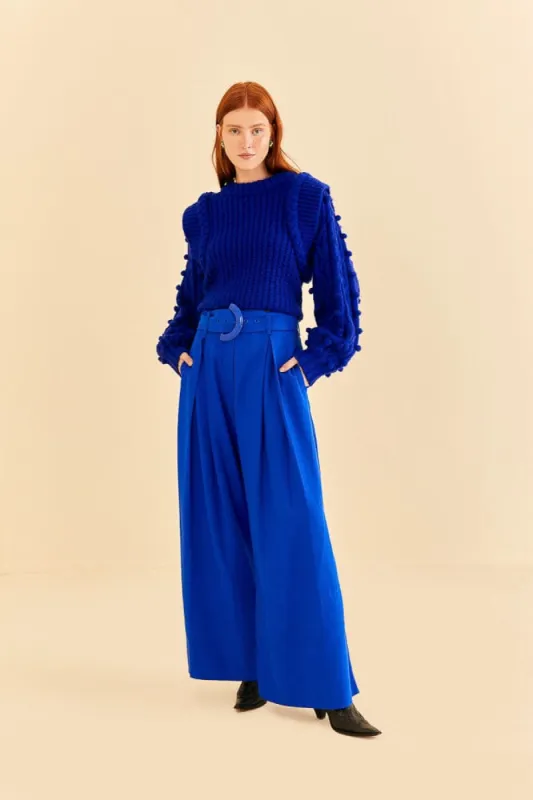 Bright Blue Tailored Pants sold by FARM Rio