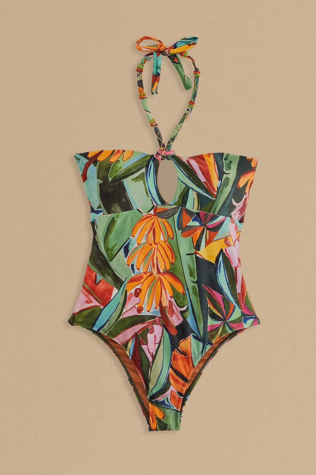 Banana Foliage One Piece Swimsuit sold by FARM Rio product image thumbnail 4