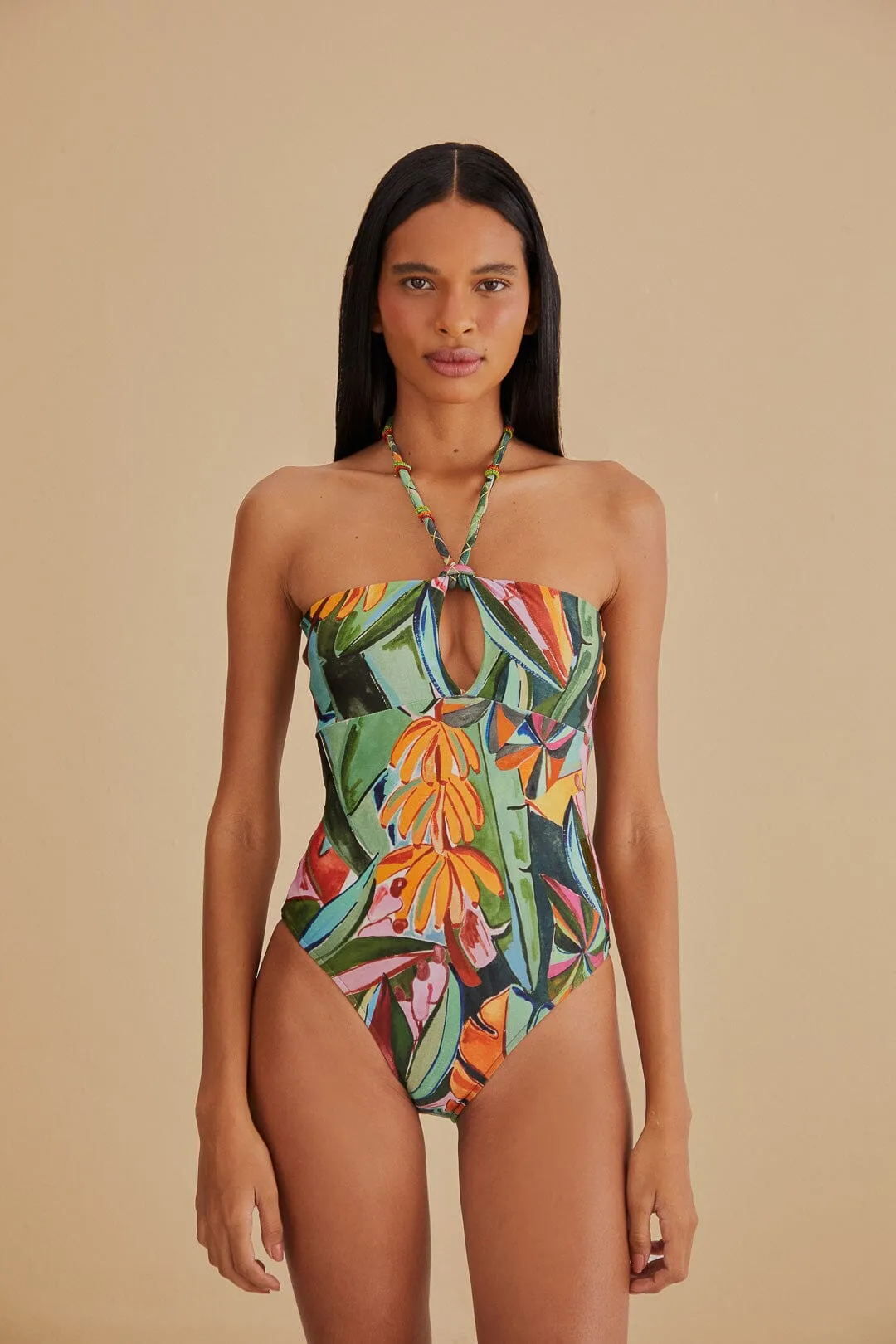 Banana Foliage One Piece Swimsuit sold by FARM Rio
