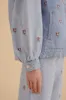 Rose Embroidered Denim Jacket sold by FARM Rio
