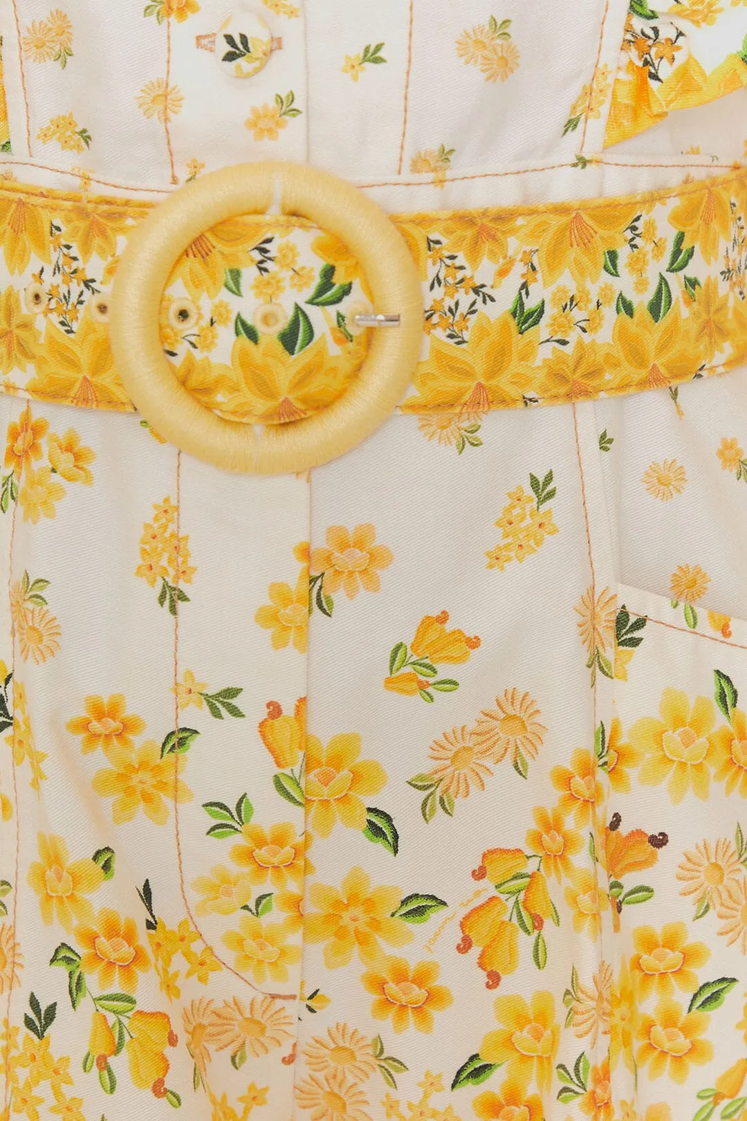 Off-White Azaleia Organic Cotton Romper sold by FARM Rio product image thumbnail 4