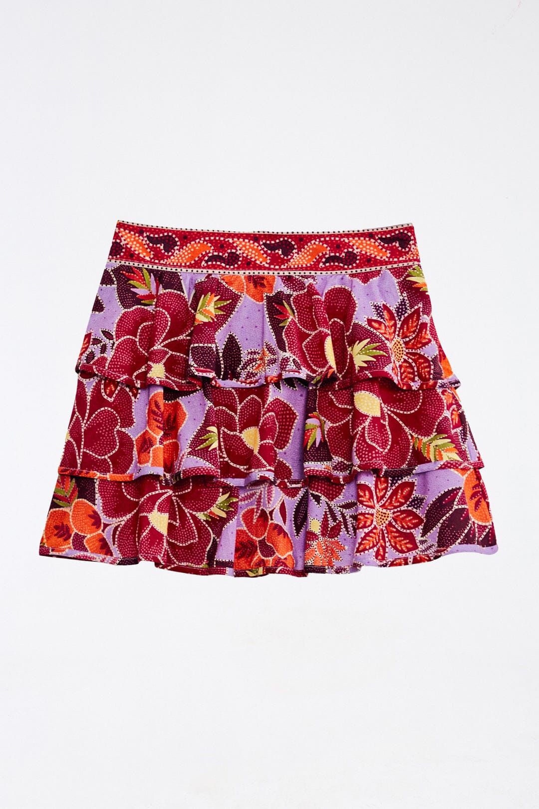 Sweet Floral Layered Mini Skirt sold by FARM Rio product image thumbnail 5