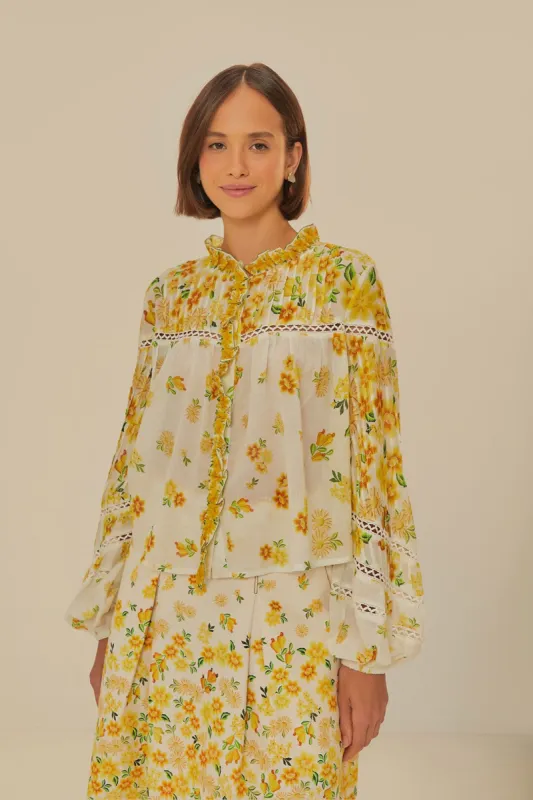 Off-White Azaleia Blouse sold by FARM Rio