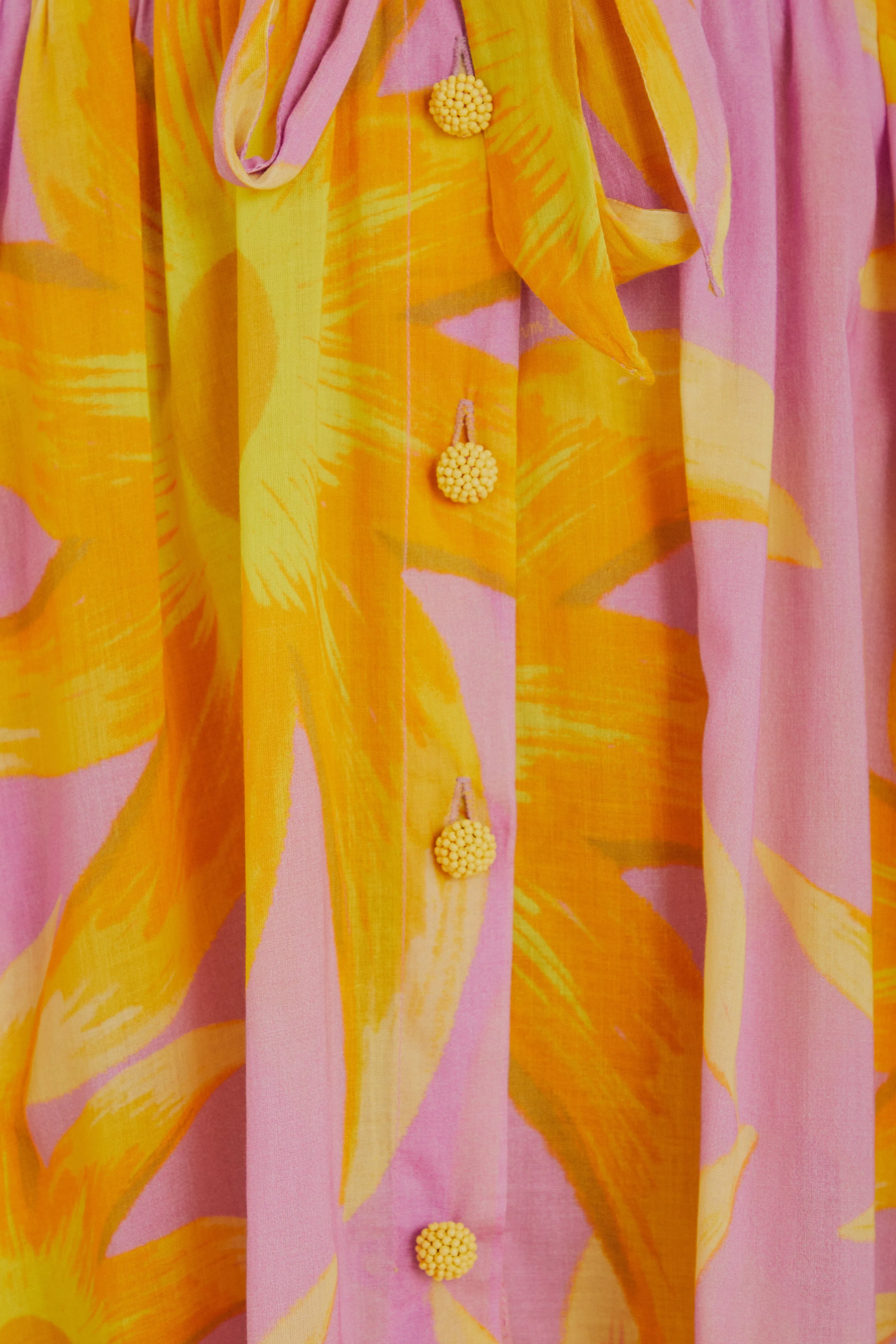 Light Pink Sunny Side Maxi Skirt sold by FARM Rio product image thumbnail 4