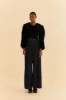 Black Tailored Pants sold by FARM Rio