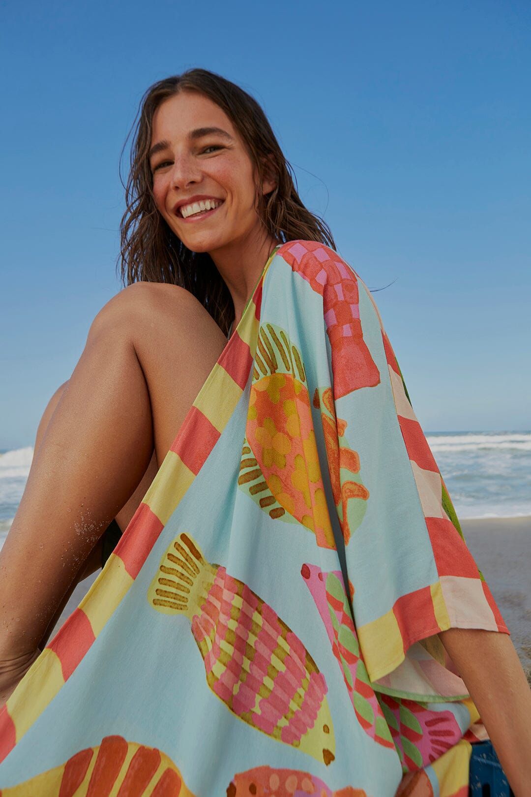Beach Mixed Scarves Cover Up sold by FARM Rio product image thumbnail 3