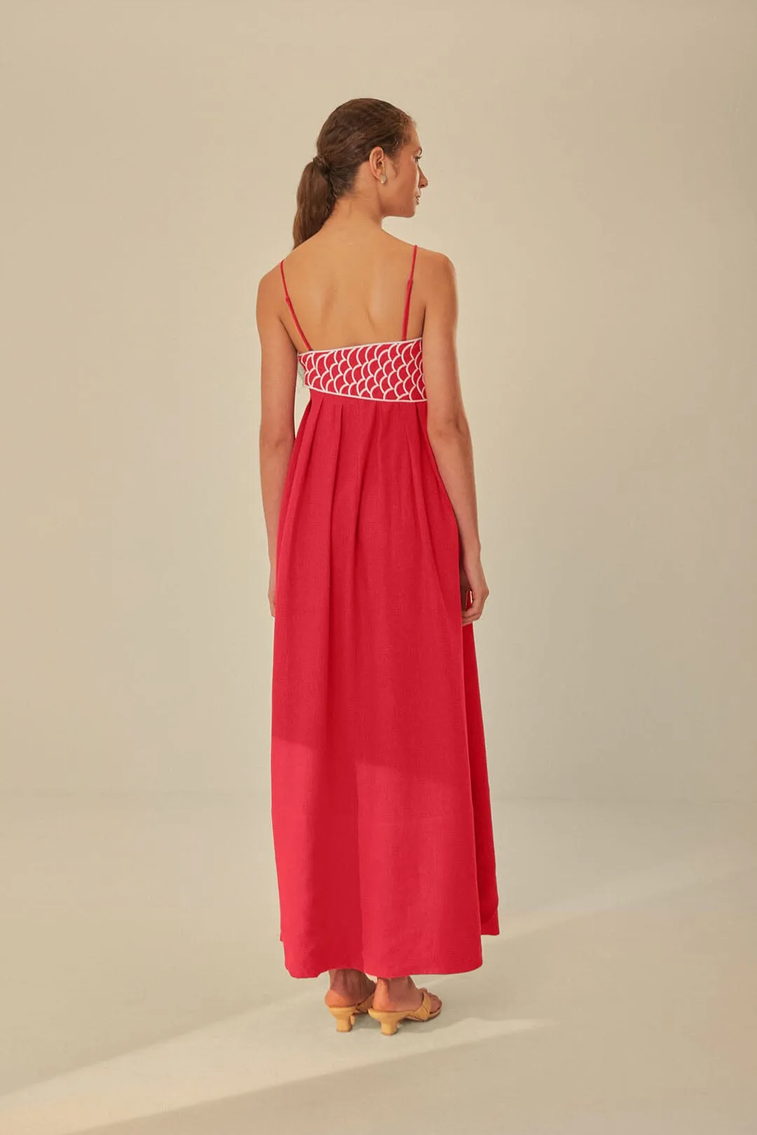 Red Fish Top Maxi Dress sold by FARM Rio product image thumbnail 5