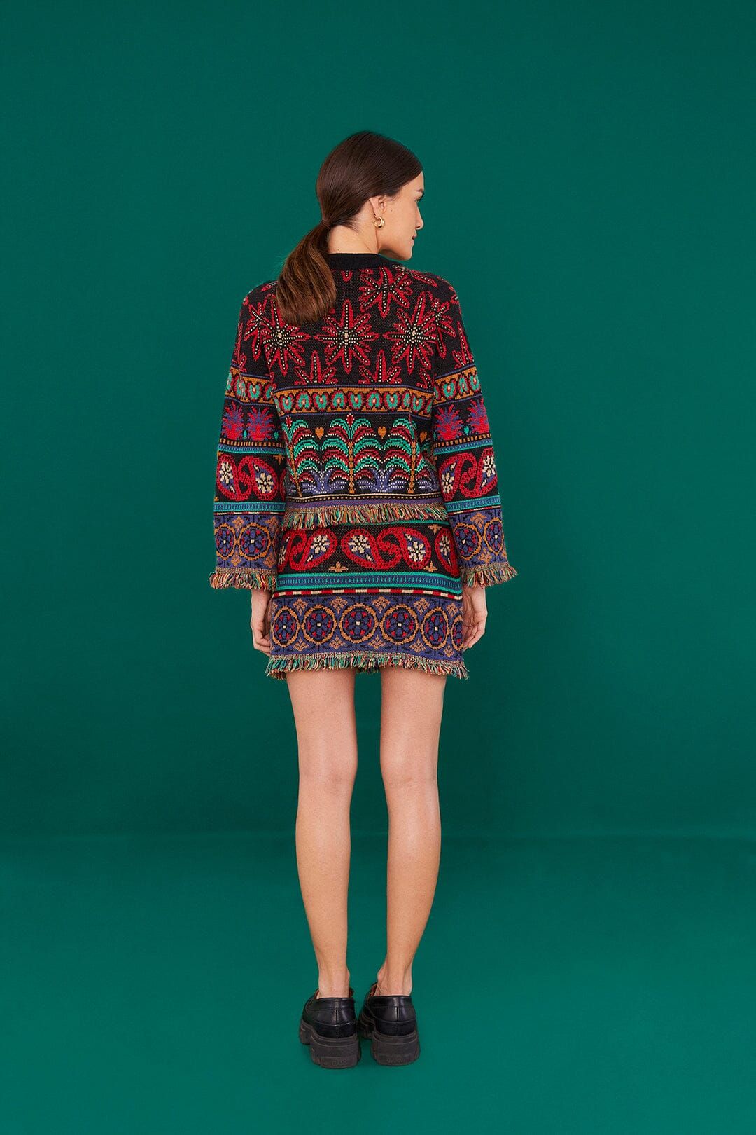 Black Night Sky Sweater sold by FARM Rio product image thumbnail 2