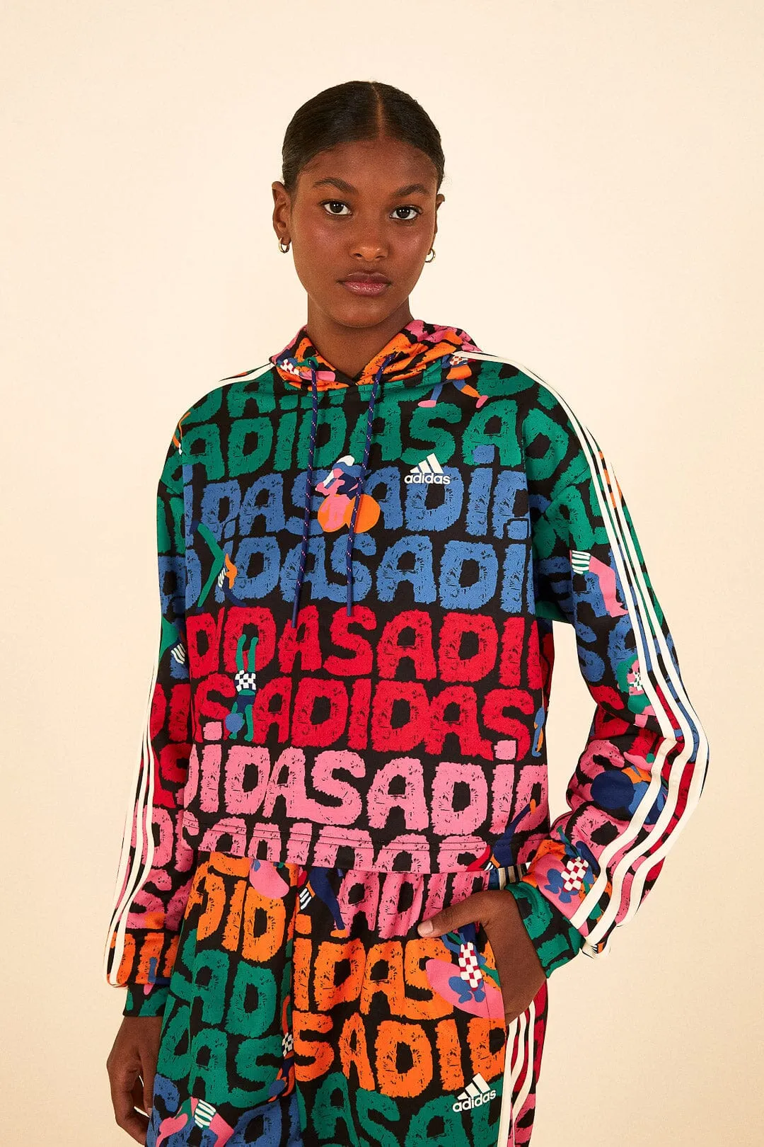 Adidas Farm Hoodie Black sold by FARM Rio product image thumbnail 2