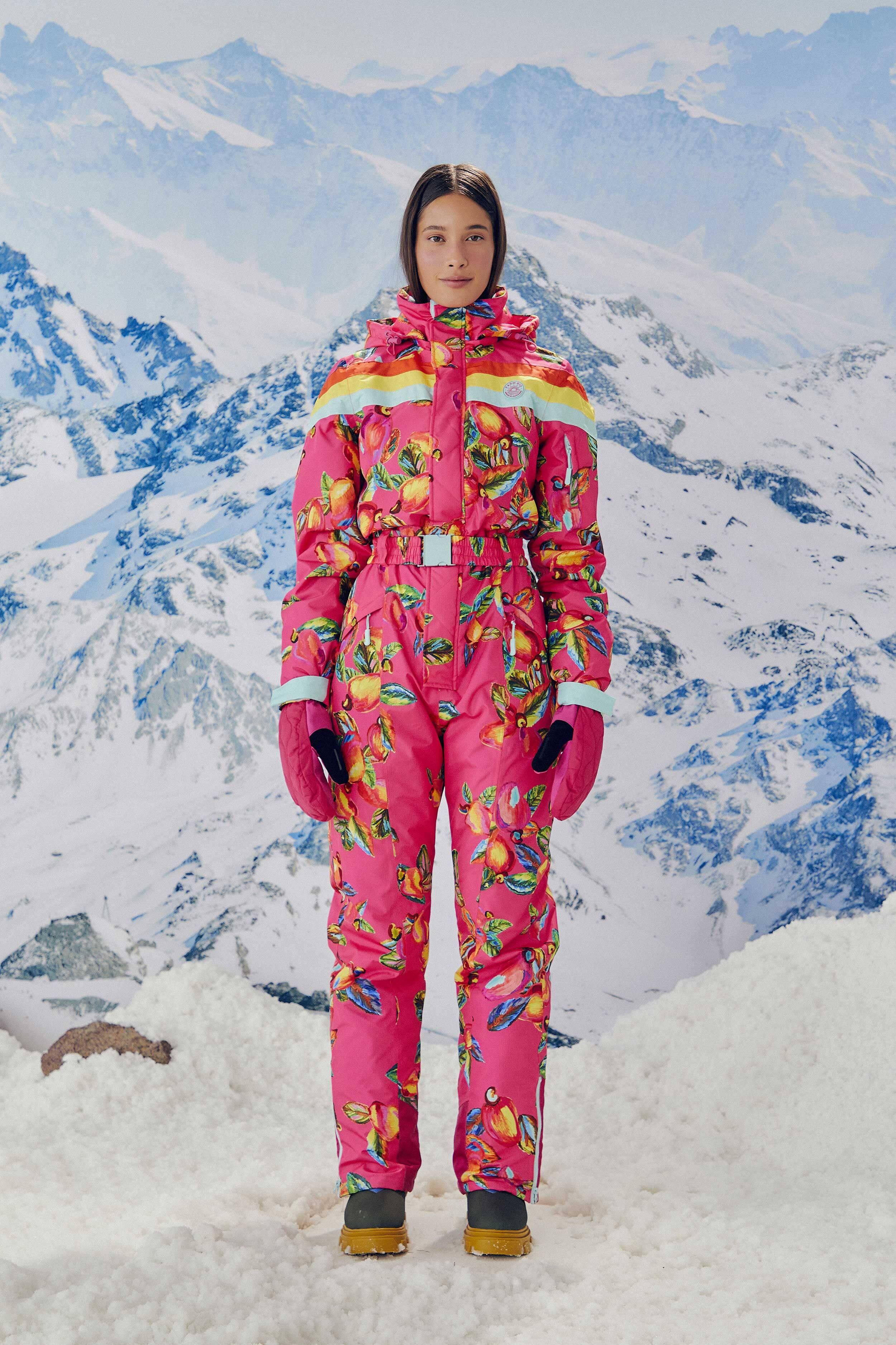 Pink Cashew Ski Jumpsuit sold by FARM Rio product image thumbnail 3