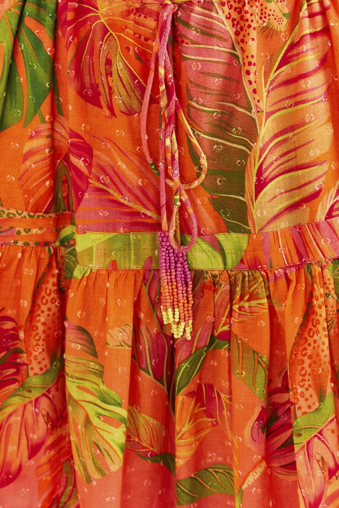 Orange Ombre Forest Mini Dress sold by FARM Rio product image thumbnail 5