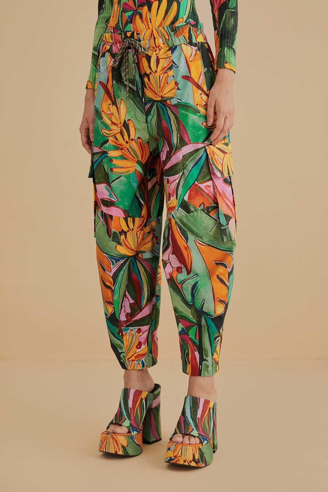 Multicolor Banana Foliage Pants sold by FARM Rio product image thumbnail 2