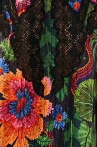 Black Blooming Garden Blouse sold by FARM Rio