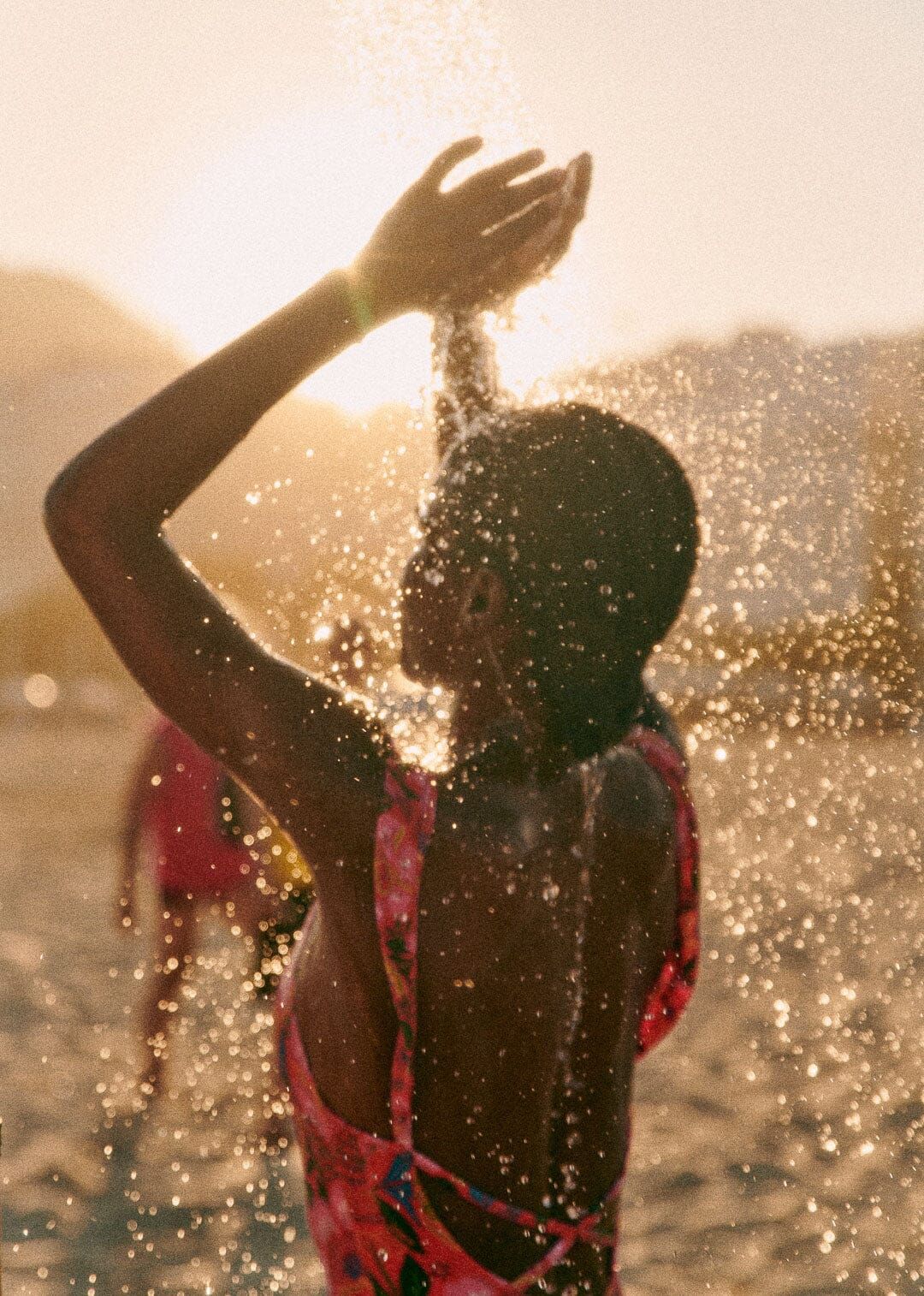 Sunset Macaw Flowers One Piece sold by FARM Rio product image thumbnail 4