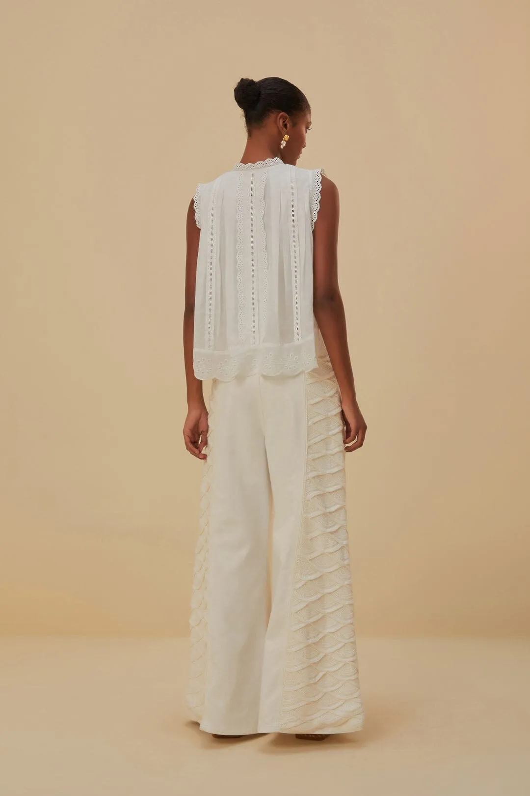 White Crochet Pants sold by FARM Rio product image thumbnail 5