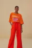 Red Wide Pants sold by FARM Rio
