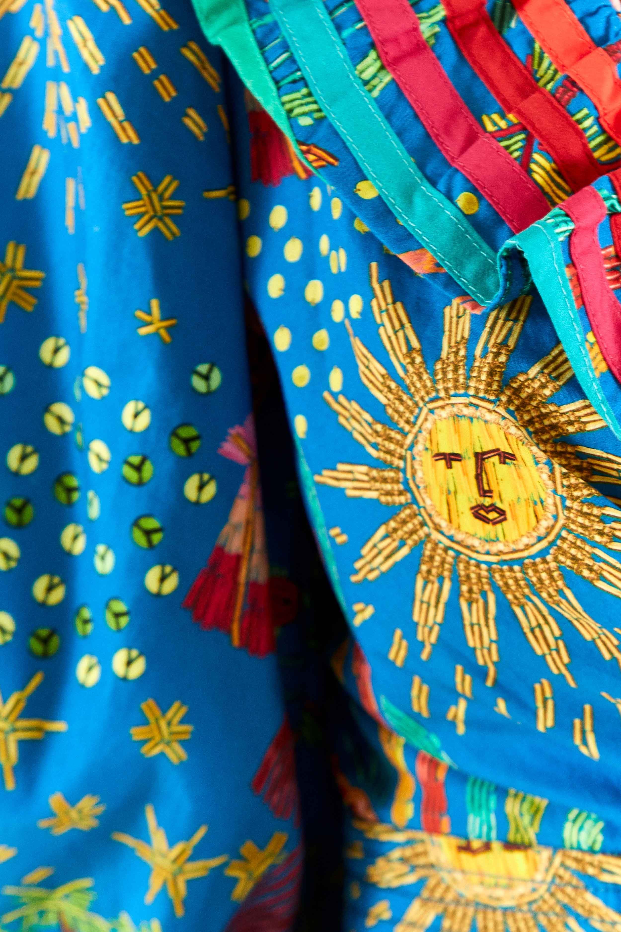 Blue Ocean Stories Wrap Blouse sold by FARM Rio product image thumbnail 5