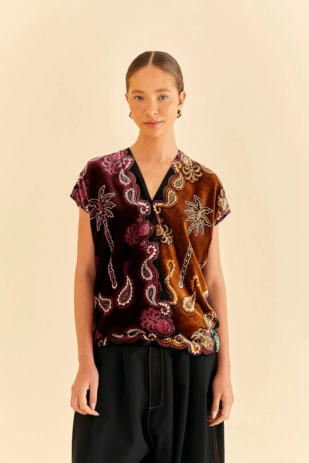 Multicolor Sweet Mermaids Blouse sold by FARM Rio