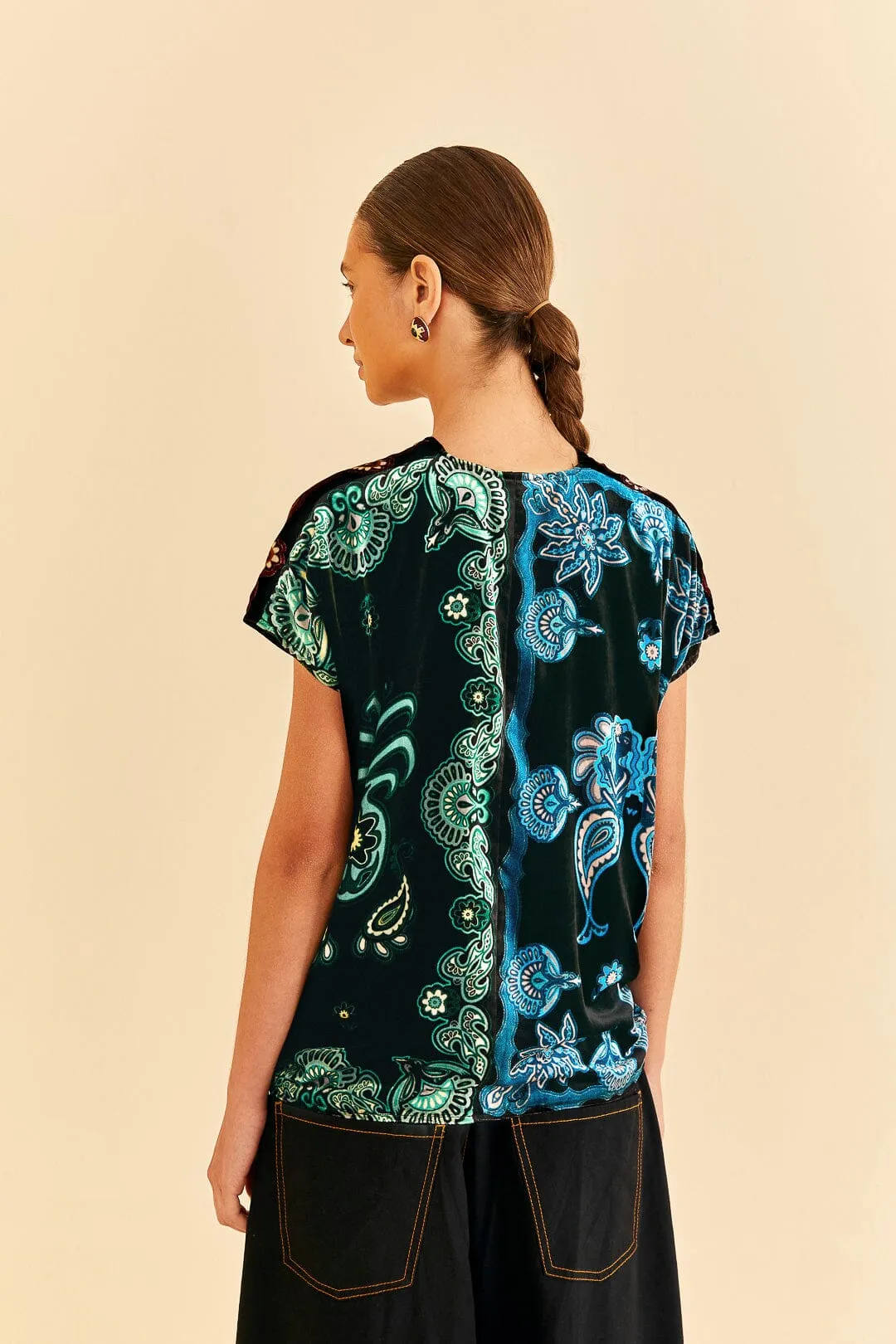 Multicolor Sweet Mermaids Blouse sold by FARM Rio product image thumbnail 2