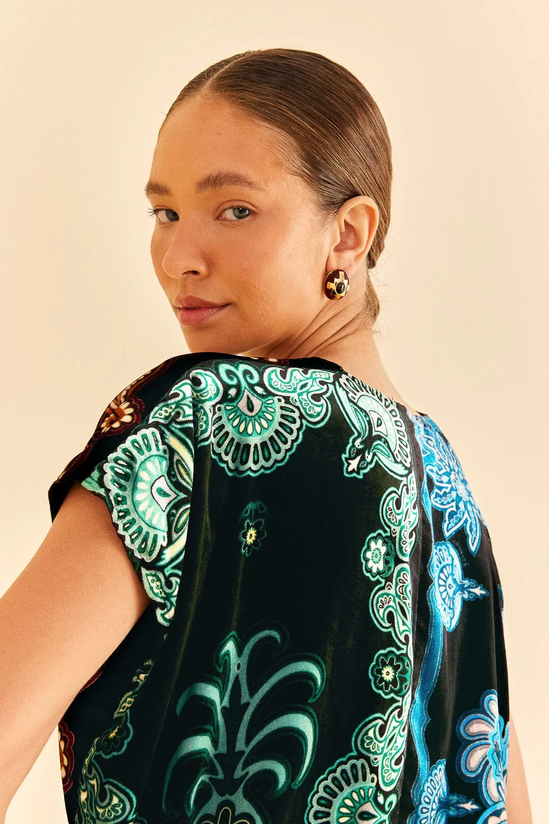 Multicolor Sweet Mermaids Blouse sold by FARM Rio product image thumbnail 3