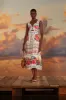 Off-White Bloom Garden Maxi Dress sold by FARM Rio