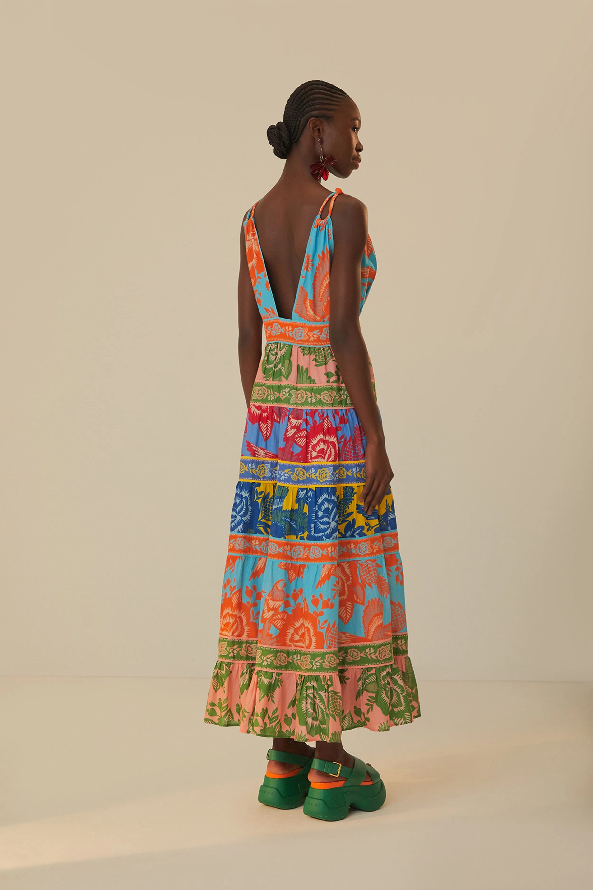 Mixed Lace Garden Midi Dress sold by FARM Rio product image thumbnail 5